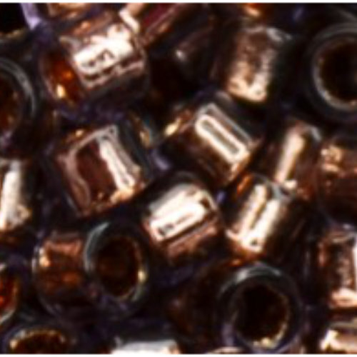 11/0 Aiko Beads - Copper-Lined Amethyst - TA-01-0865