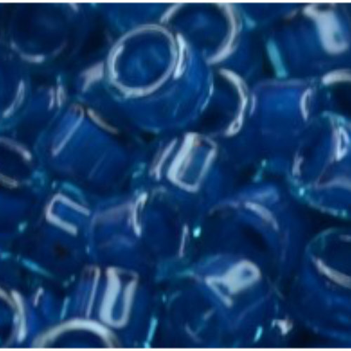 11/0 Aiko Beads - Inside-Color Aqua/Capri-Lined - TA-01-0932