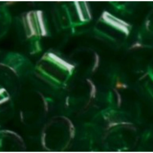 11/0 Aiko Beads - Transparent Green Emerald - TA-01-0939