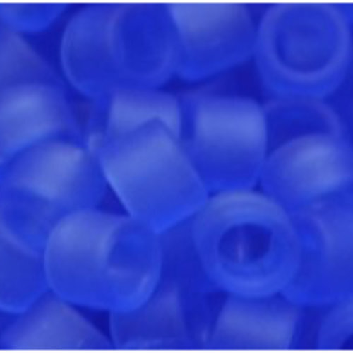 11/0 Aiko Beads - Transparent-Frosted Sapphire - TA-01-0942F