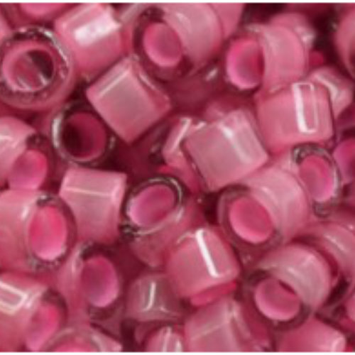 11/0 Aiko Beads - Inside-Color Light Amethyst/Pink-Lined - TA-01-0959