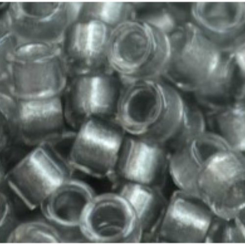 11/0 Aiko Beads - Silver-Lined Luster - Light Gray - TA-01-1000
