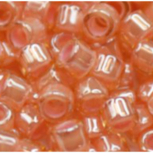 11/0 Aiko Beads - Inside-Color Peach-Lined Topaz - TA-01-1034
