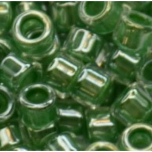 11/0 Aiko Beads - Inside-Color Moss-Lined Crystal - TA-01-1050