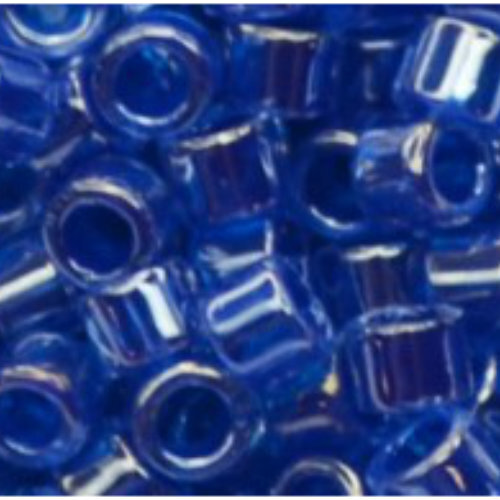 11/0 Aiko Beads - Inside-Color Dark Blue-Lined Light Sapphire - TA-01-1057