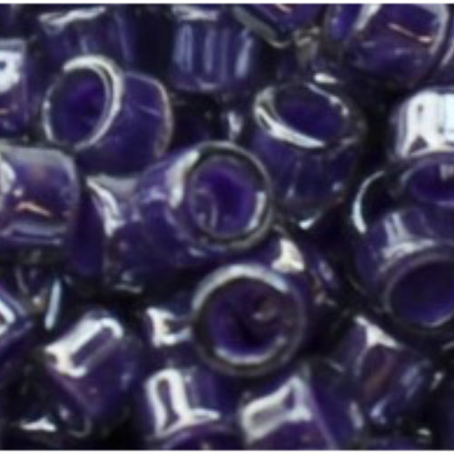 11/0 Aiko Beads - Inside-Color Eggplant-Lined Crystal - TA-01-1059