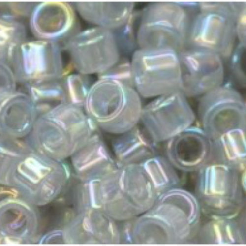 11/0 Aiko Beads - Translucent Grey Rainbow - TA-01-1250