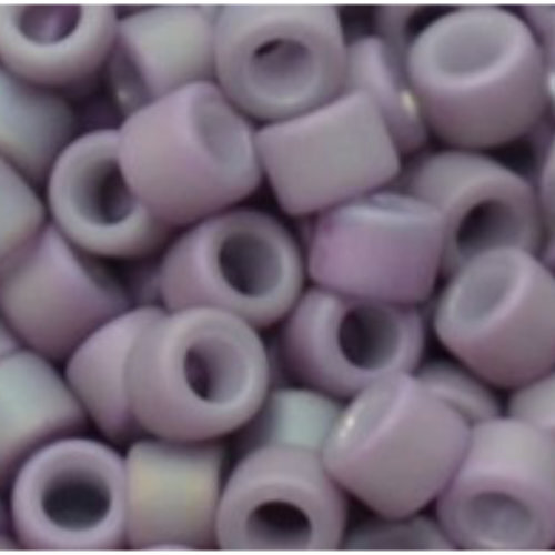 11/0 Aiko Beads - Opaque Matte Sugar Plum Rainbow - TA-01-1634F