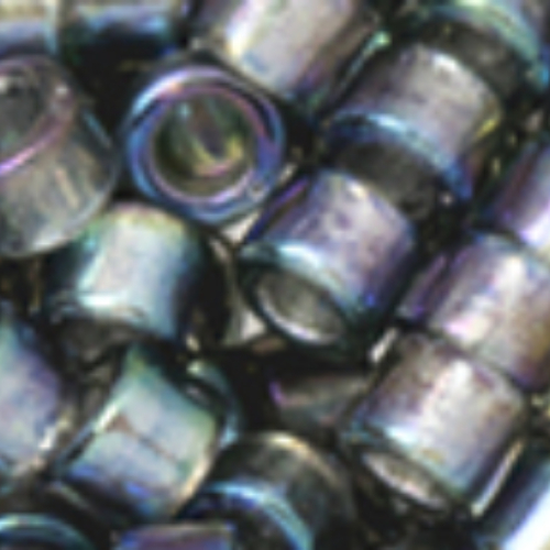 11/0 Aiko Beads - Silver-Lined Med Gray Rainbow - TA-01-1800