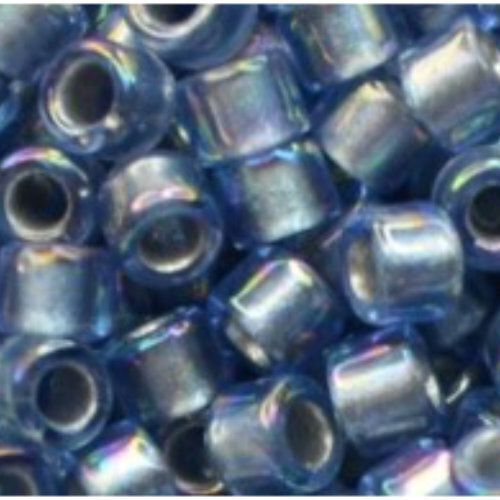 11/0 Aiko Beads - Silver-Lined Montana Blue Rainbow - TA-01-1806