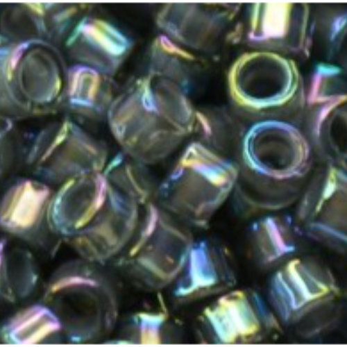 11/0 Aiko Beads - Inside-Color Rainbow Gray/Opaque Gray-Lined - TA-01-1820