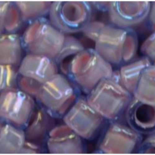 11/0 Aiko Beads - Inside-Color Rainbow Alexandrite/Pink-Lined  - TA-01-1839