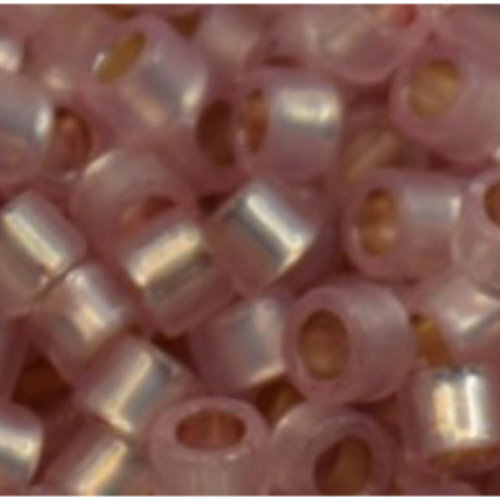 11/0 Aiko Beads - PermaFinish - Silver-Lined Milky Baby Pink - TA-01-PF2105