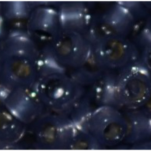 11/0 Aiko Beads - PermaFinish - Silver-Lined Milky Tanzanite - TA-01-PF2124