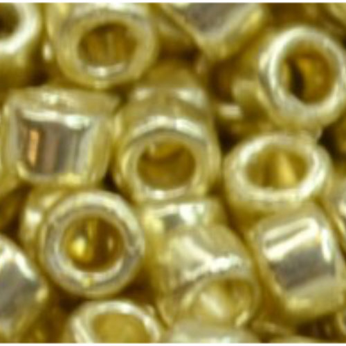 11/0 Aiko Beads - PermaFinish - Galvanized Yellow Gold - TA-01-PF559