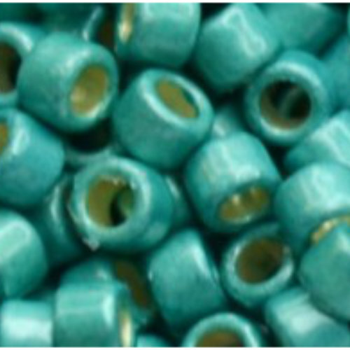 11/0 Aiko Beads - PermaFinish - Galvanized Matte Teal - TA-01-PF569F