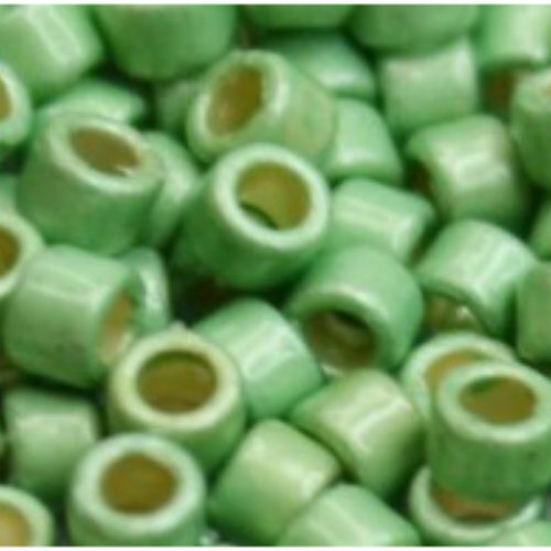 11/0 Aiko Beads - PermaFinish - Galvanized Matte Mint Green - TA-01-PF570F