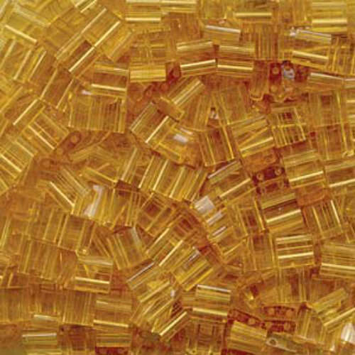 Miyuki Tila Bead - TL132 - Transparent Light Topaz