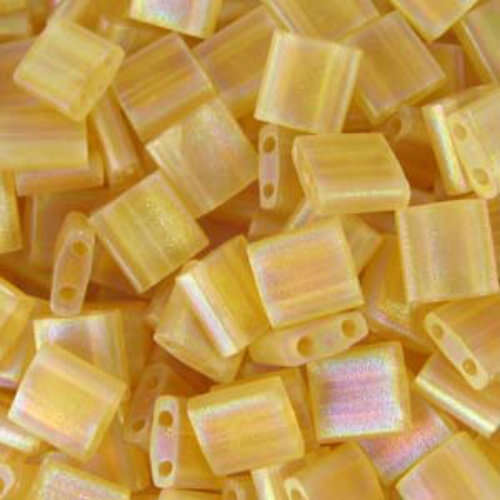 Miyuki Tila Bead - TL132FR - Matte Transparent Light Topaz AB