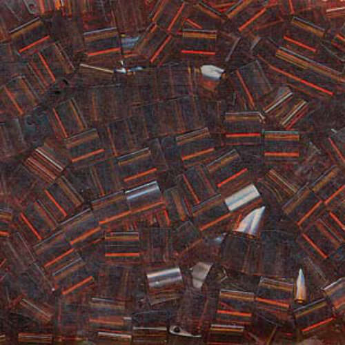 Miyuki Tila Bead - TL134 - Transparent Dark Topaz