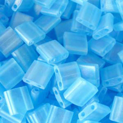 Miyuki Tila Bead - TL148FR - Matte Transparent Aqua AB