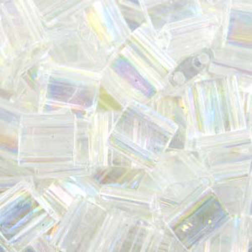 Miyuki Tila Bead - TL250 - Transparent Crystal AB