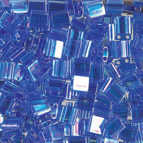 Miyuki Tila Bead - TL261 - Transparent Sapphire Blue AB
