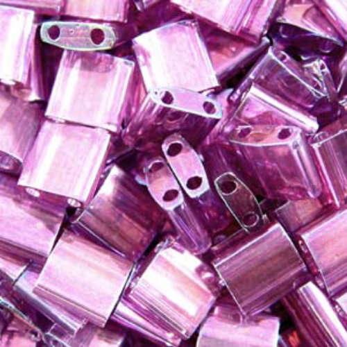 Miyuki Tila Bead - TL316 - Light Amethyst Gold Luster