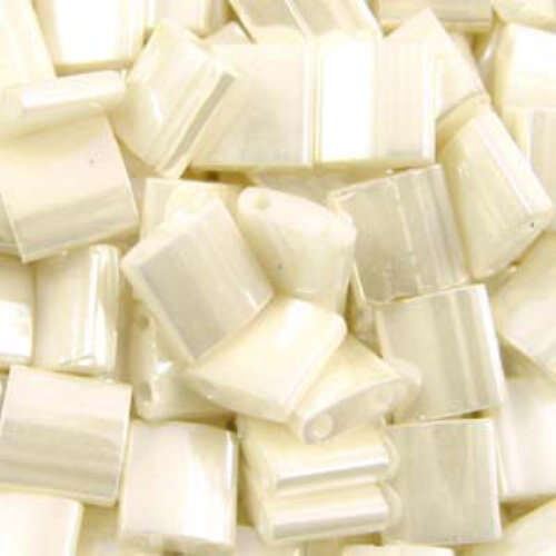 Miyuki Tila Bead - TL592 - Antique Ivory Pearl Ceylon