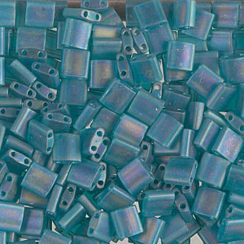 Miyuki Tila Bead - TL2405FR - Matte Transparent Teal AB