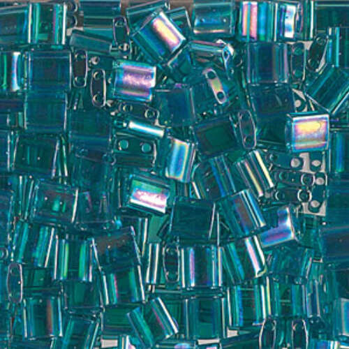 Miyuki Tila Bead - TL2458 - Transparent Teal AB