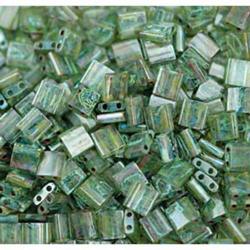 Miyuki Tila Bead - TL4506 - Transparent Picasso Olivine