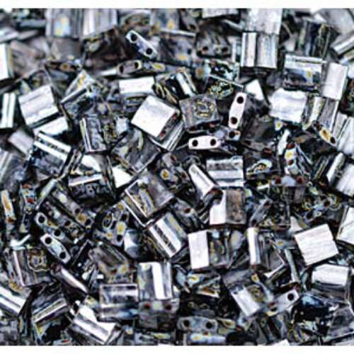 Miyuki Tila Bead - TL4511 - Matte Picasso Smoky Black