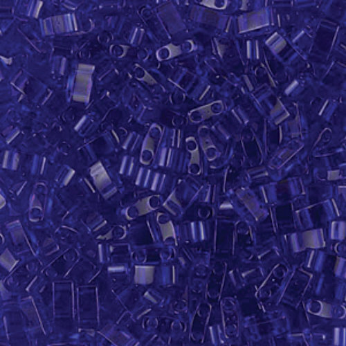 Miyuki Half Tila Bead - TLH151 - Matte Transparent Cobalt