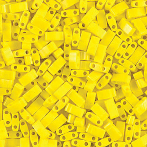 Miyuki Half Tila Bead - TLH404 - Opaque Yellow