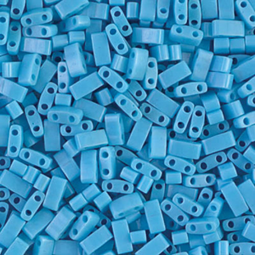 Miyuki Half Tila Bead - TLH413 - Opaque Turquoise Blue