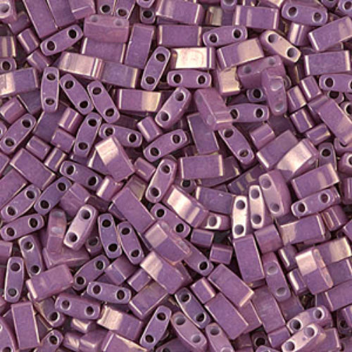 Miyuki Half Tila Bead - TLH1867 - Opaque Dark Orchid Luster