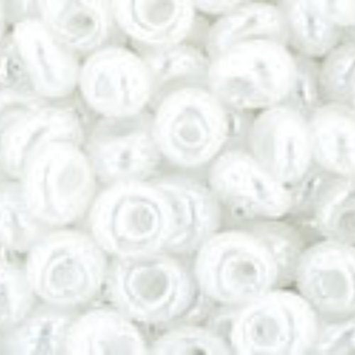 3mm Magatama Beads - Ceylon Snowflake - TM-03-141 - 100 gram bag