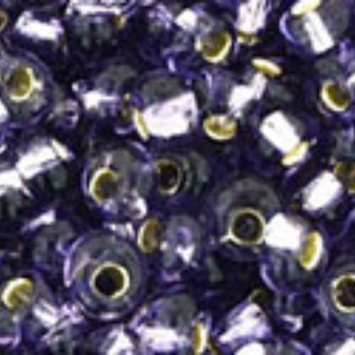 3mm Magatama Beads - Silver-Lined Tanzanite - TM-03-39 - 100 gram bag