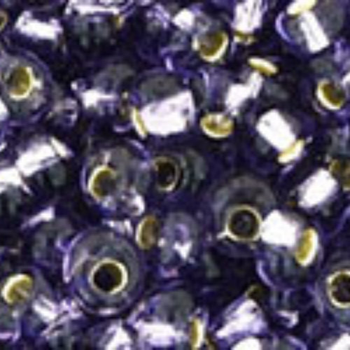 3mm Magatama Beads - Silver-Lined Tanzanite - TM-03-39