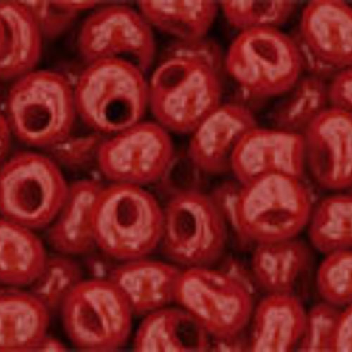 3mm Magatama Beads - Opaque Pepper Red - TM-03-45 - 100 gram bag