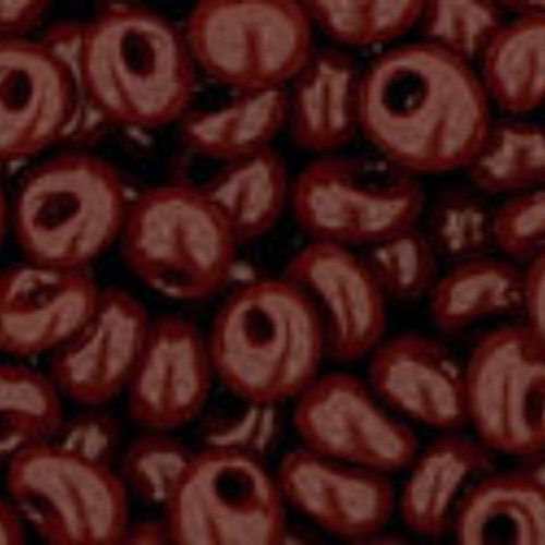 3mm Magatama Beads - Opaque Oxblood - TM-03-46 - 100 gram bag