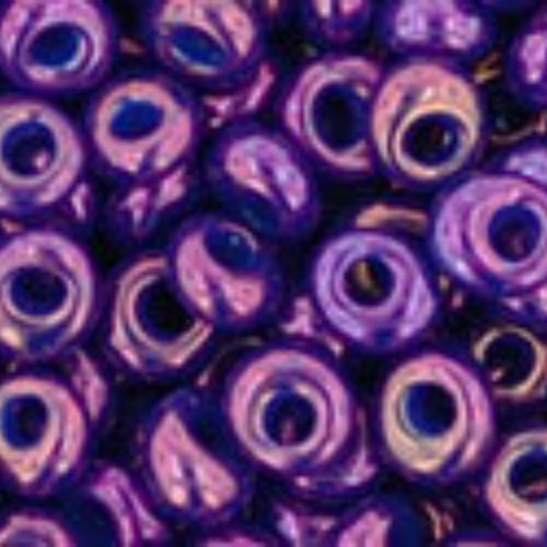 3mm Magatama Beads - Higher-Metallic Grape - TM-03-461 - 100 gram bag