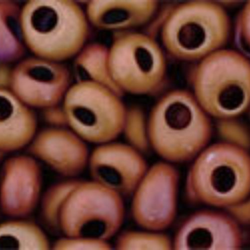 3mm Magatama Beads - Matte Metallic Copper Rose - TM-03-618 - 100 gram bag