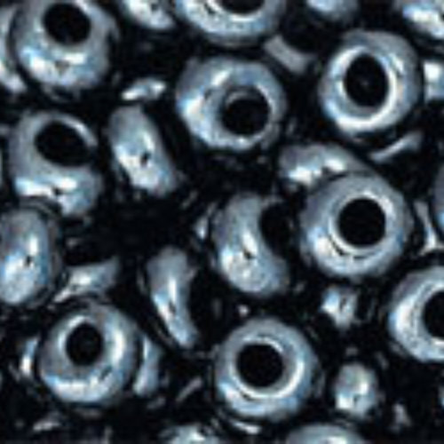 3mm Magatama Beads - Metallic Hematite - TM-03-81 - 100 gram bag