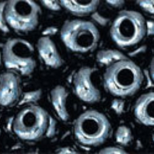 3mm Magatama Beads - Metallic Hematite - TM-03-81