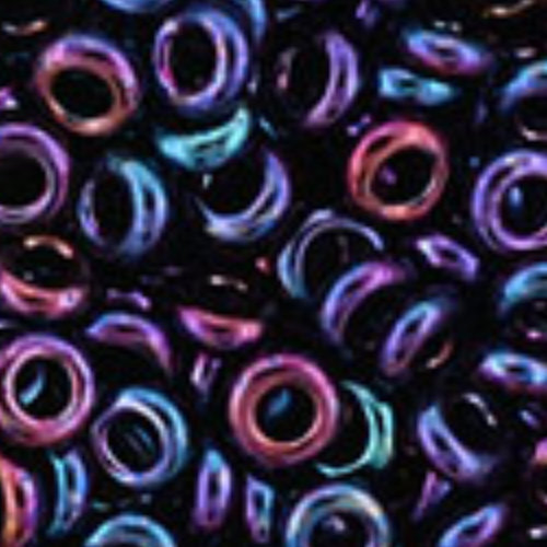 8/0 Demi Round - Higher-Metallic Iris - Violet - TN-08-504 - 13 gram Flip Top Container