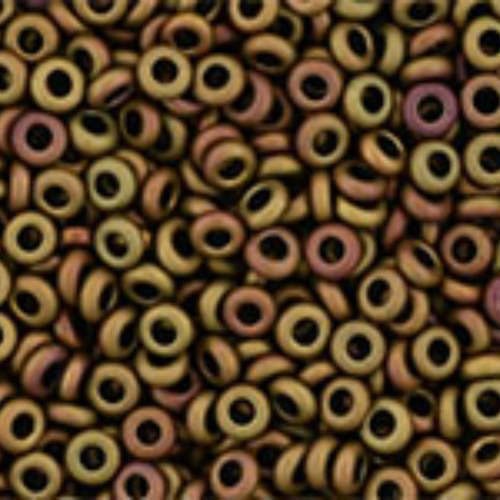 11/0 Demi Round - Matte Metallic Copper Rose - TN-11-618 - 13 gram Flip Top Container