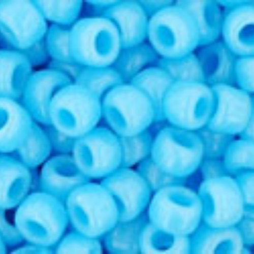 8/0 Round - Opaque Blue Turquoise - TR-08-43