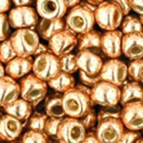 TOHO PermaFinish - Galvanized Rose Gold 8/0 Round - TR-08-PF551